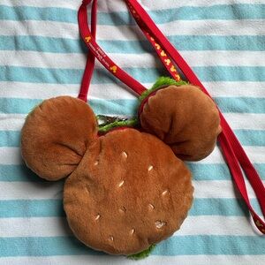 Tokyo Disney Mickey burger crossbody lanyard